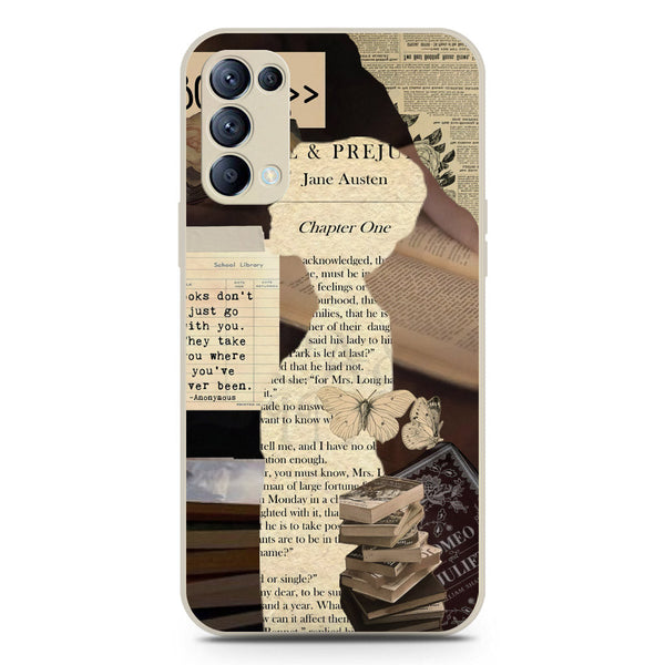 Chapters of You Series Soft Phone Case - Silica Gel Case - Offwhite - Oppo Find X3 Lite