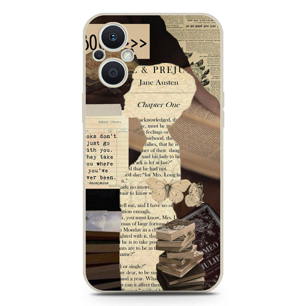 Chapters of You Series Soft Phone Case - Silica Gel Case - Offwhite - Oppo F21 Pro 5G