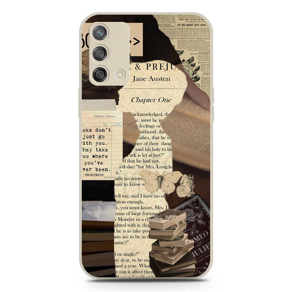 Chapters of You Series Soft Phone Case - Silica Gel Case - Offwhite - Oppo F19