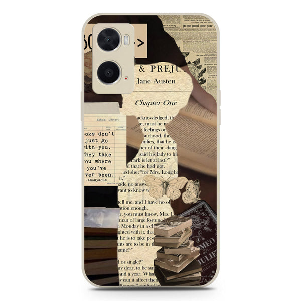 Chapters of You Series Soft Phone Case - Silica Gel Case - Offwhite - Oppo A76