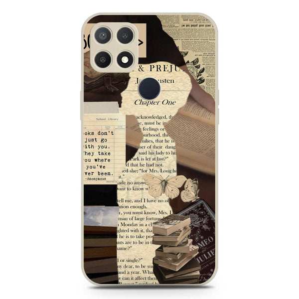Chapters of You Series Soft Phone Case - Silica Gel Case - Offwhite - Oppo A35