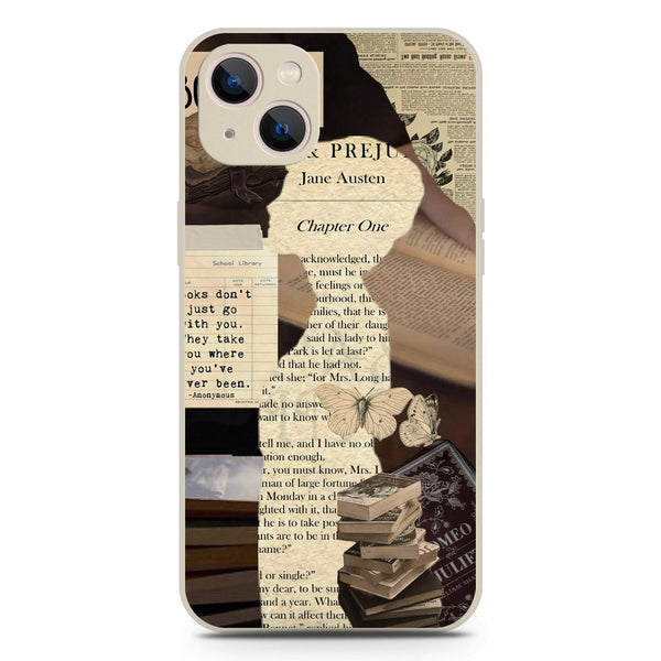 Chapters of You Series Soft Phone Case - Silica Gel Case - Offwhite - iPhone 13