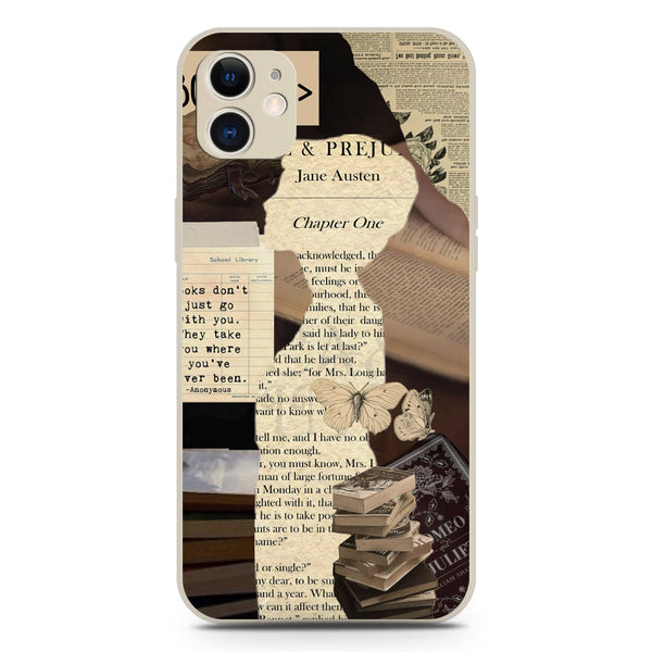 Chapters of You Series Soft Phone Case - Silica Gel Case - Offwhite - iPhone 12