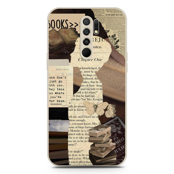 Chapters of You Series Soft Phone Case - Silica Gel Case - Offwhite - Xiaomi Redmi 9 Prime