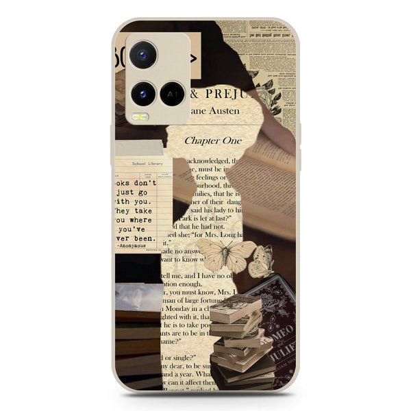 Chapters of You Series Soft Phone Case - Silica Gel Case - Offwhite - Vivo Y21e