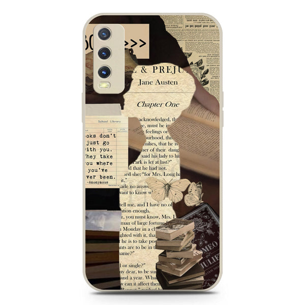 Chapters of You Series Soft Phone Case - Silica Gel Case - Offwhite - Vivo Y20T