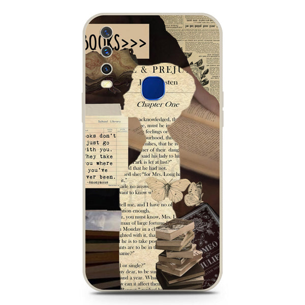 Chapters of You Series Soft Phone Case - Silica Gel Case - Offwhite - Vivo Y12a