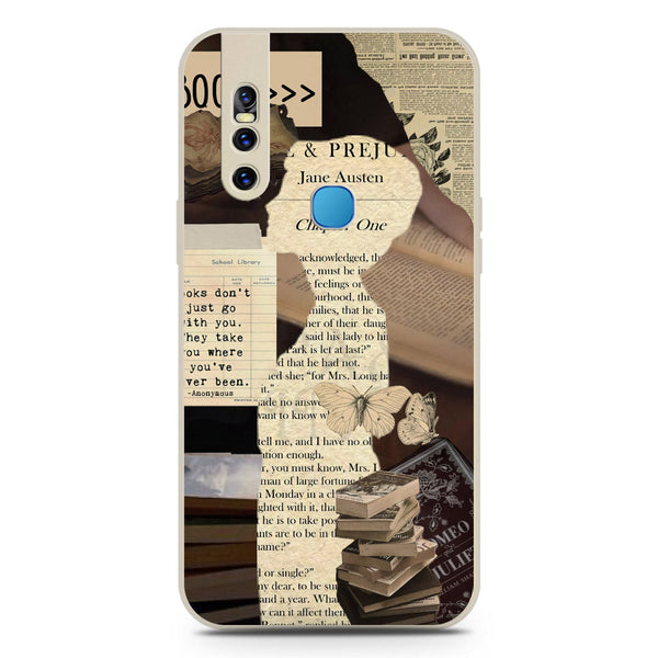 Chapters of You Series Soft Phone Case - Silica Gel Case - Offwhite - Vivo V15
