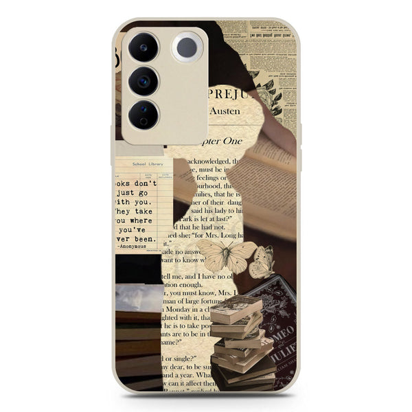 Chapters of You Series Soft Phone Case - Silica Gel Case - Offwhite - Vivo S16e
