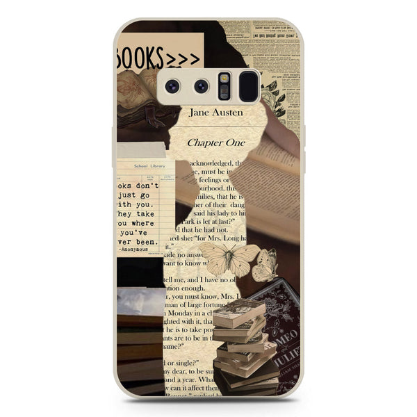 Chapters of You Series Soft Phone Case - Silica Gel Case - Offwhite - Samsung Galaxy Note 8