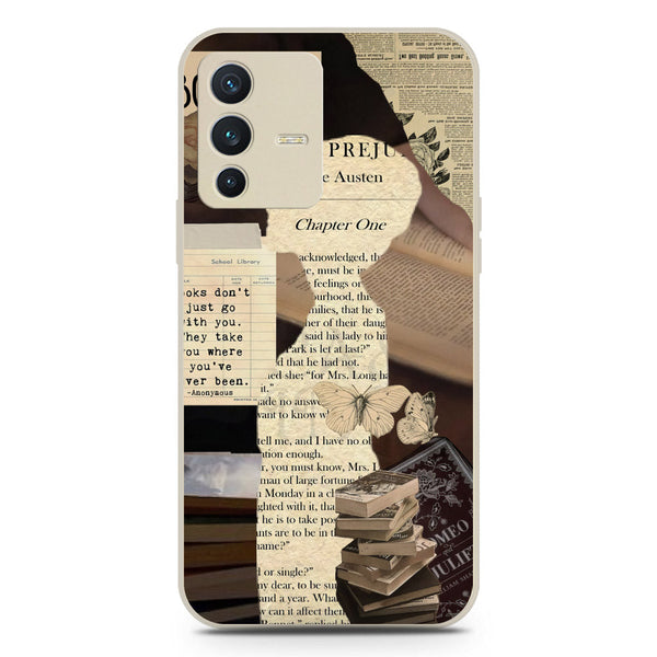 Chapters of You Series Soft Phone Case - Silica Gel Case - Offwhite - Vivo V23 5G
