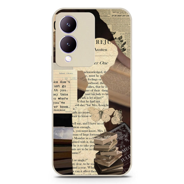 Chapters of You Series Soft Phone Case - Silica Gel Case - Offwhite - Vivo Y17s
