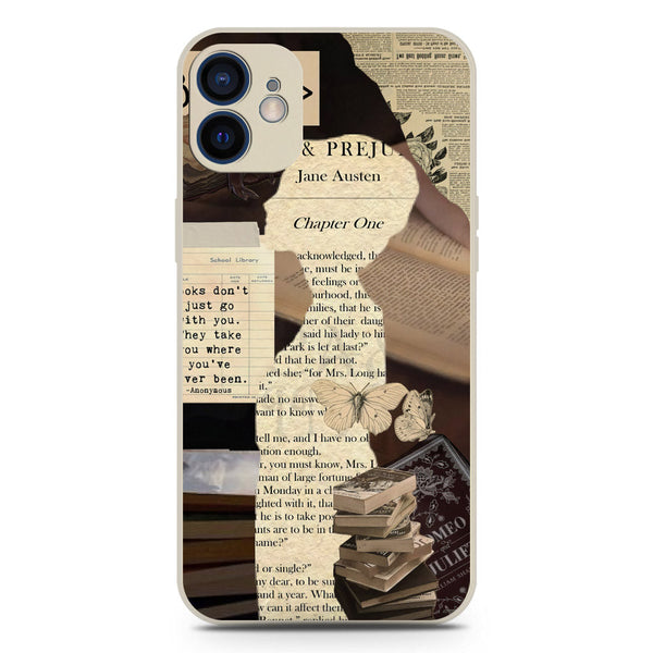 Chapters of You Series Soft Phone Case - Silica Gel Case - Offwhite - iPhone 12 Mini