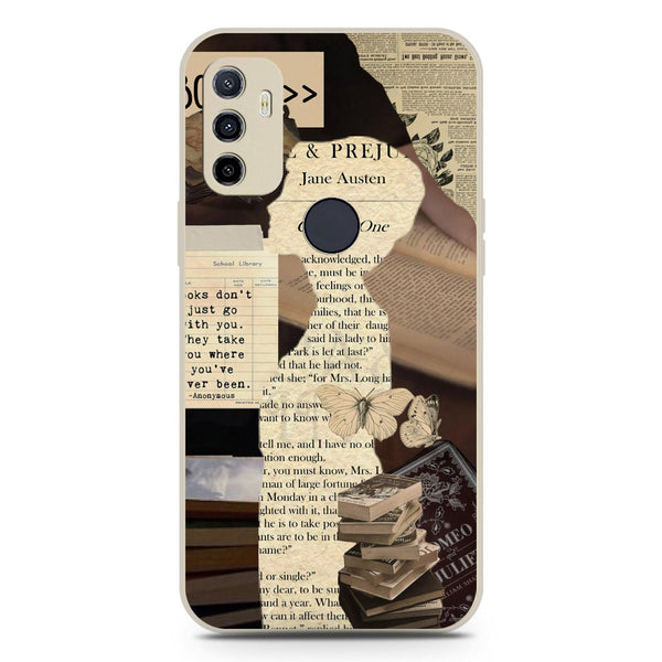 Chapters of You Series Soft Phone Case - Silica Gel Case - Offwhite - Oppo A32