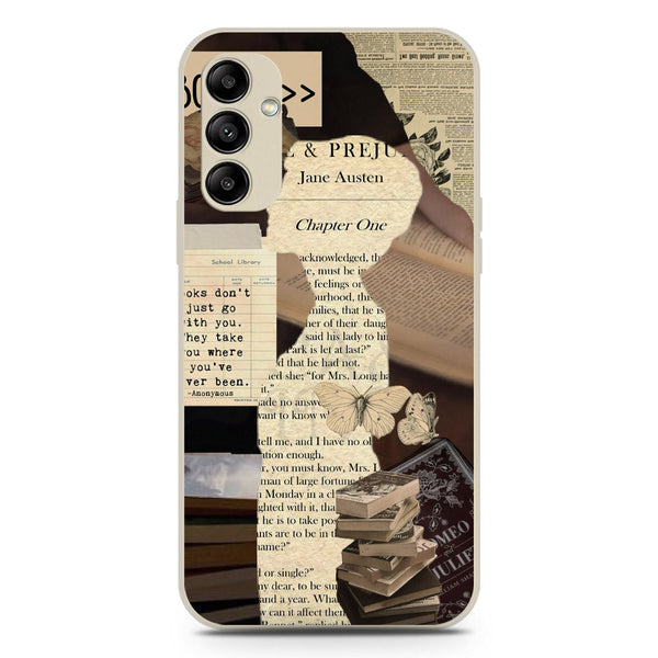 Chapters of You Series Soft Phone Case - Silica Gel Case - Offwhite - Samsung Galaxy A14 5G