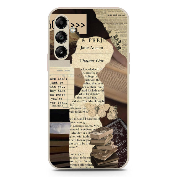 Chapters of You Series Soft Phone Case - Silica Gel Case - Offwhite - Samsung Galaxy A54