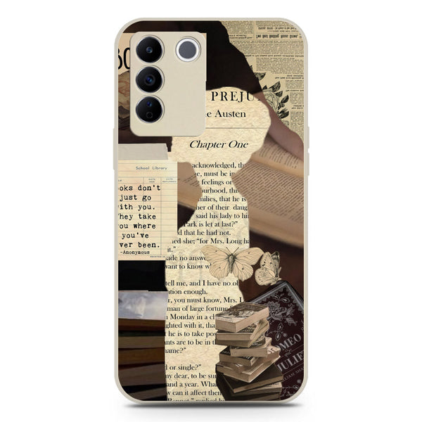 Chapters of You Series Soft Phone Case - Silica Gel Case - Offwhite - Vivo V27e