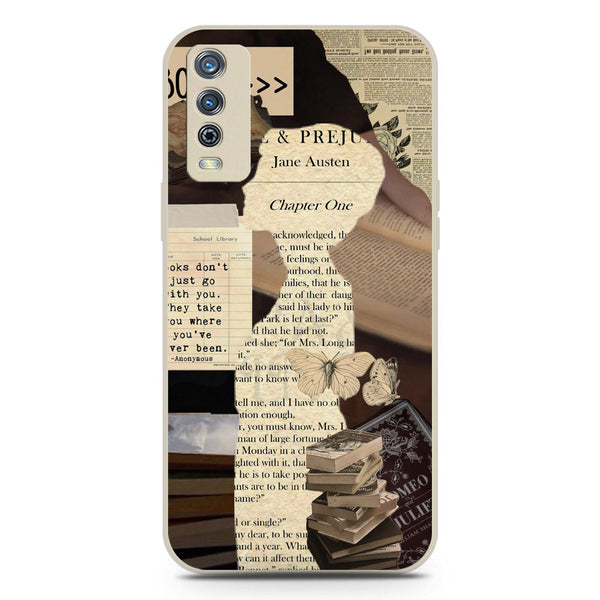Chapters of You Series Soft Phone Case - Silica Gel Case - Offwhite - Vivo Y11s