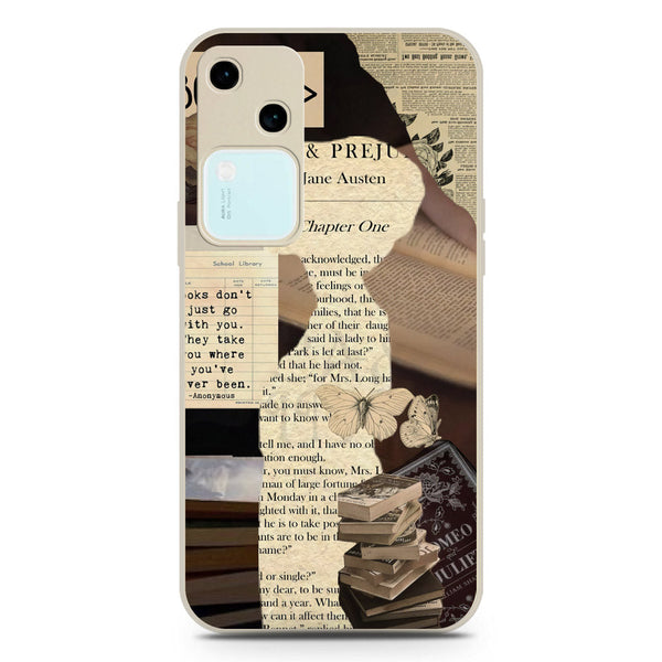 Chapters of You Series Soft Phone Case - Silica Gel Case - Offwhite - Vivo V30