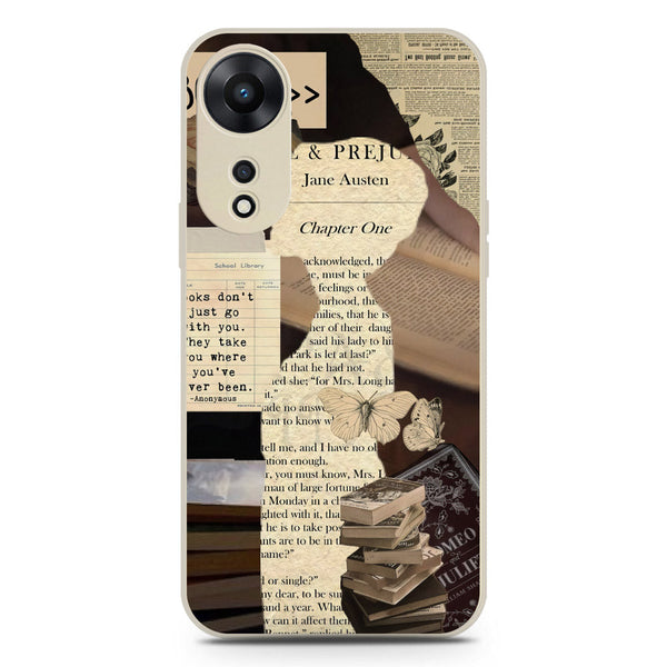 Chapters of You Series Soft Phone Case - Silica Gel Case - Offwhite - Oppo A78 4G