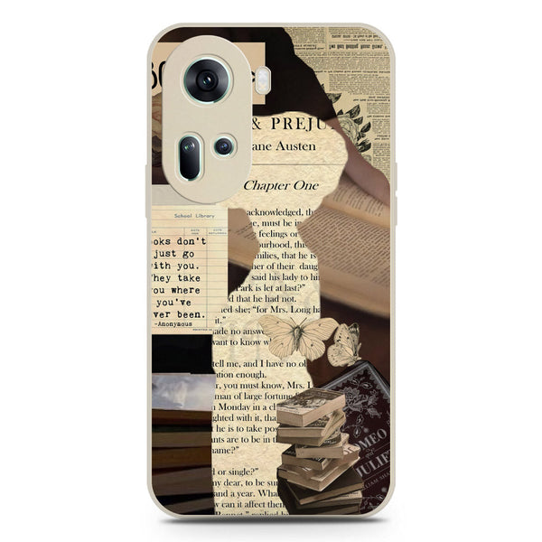 Chapters of You Series Soft Phone Case - Silica Gel Case - Offwhite - Oppo Reno 11 5G