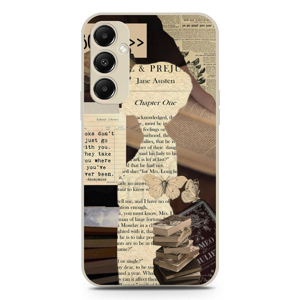 Chapters of You Series Soft Phone Case - Silica Gel Case - Offwhite - Samsung Galaxy A05s