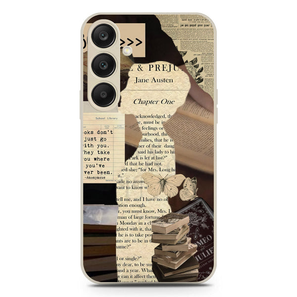 Chapters of You Series Soft Phone Case - Silica Gel Case - Offwhite - Samsung Galaxy S24 Plus
