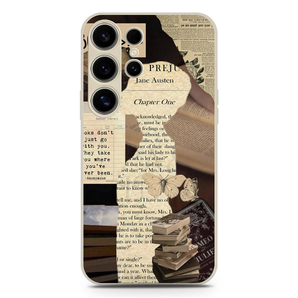 Chapters of You Series Soft Phone Case - Silica Gel Case - Offwhite - Samsung Galaxy S24 Ultra