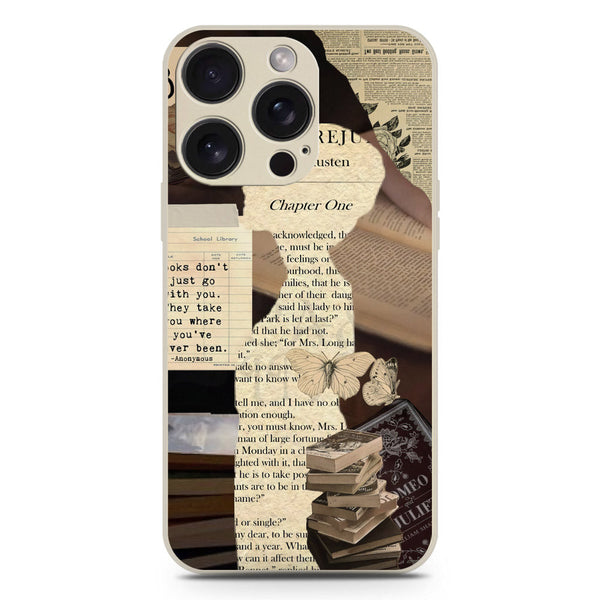 Chapters of You Series Soft Phone Case - Silica Gel Case - Offwhite - iPhone 15 Pro