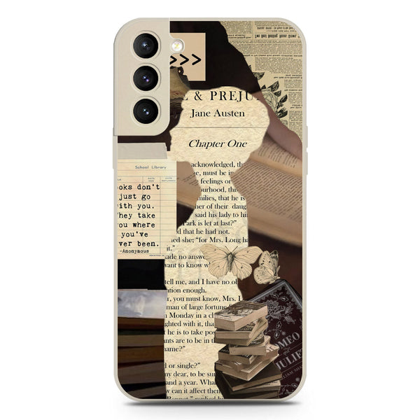 Chapters of You Series Soft Phone Case - Silica Gel Case - Offwhite - Samsung Galaxy S21 5G