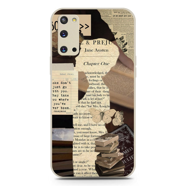 Chapters of You Series Soft Phone Case - Silica Gel Case - Offwhite - Samsung Galaxy S20