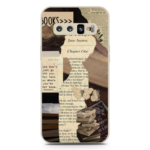 Chapters of You Series Soft Phone Case - Silica Gel Case - Offwhite - Samsung Galaxy S10 Plus