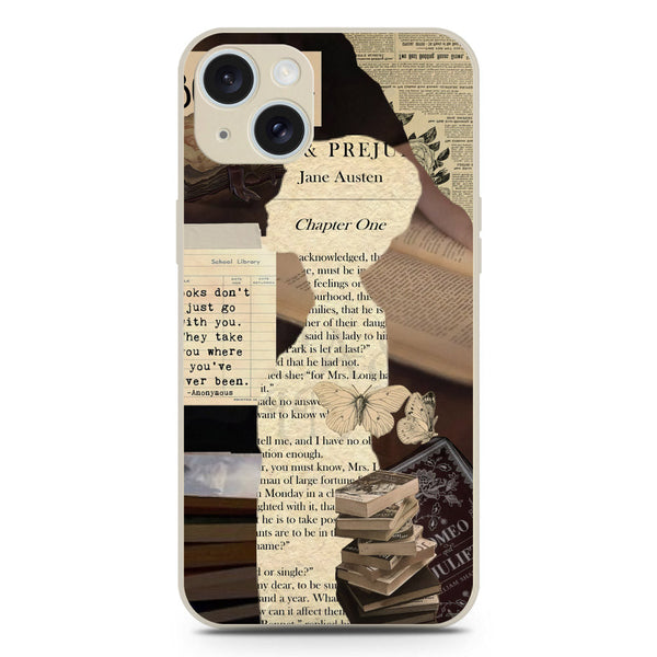 Chapters of You Series Soft Phone Case - Silica Gel Case - Offwhite - iPhone 15