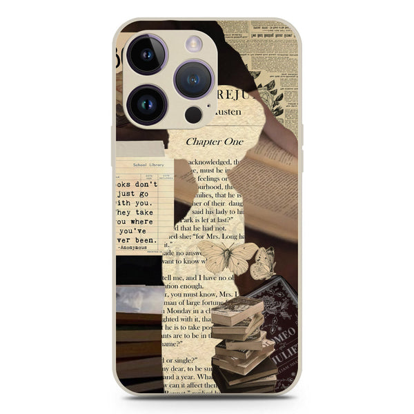 Chapters of You Series Soft Phone Case - Silica Gel Case - Offwhite - iPhone 14 Pro