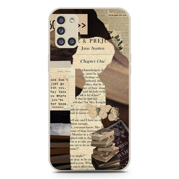 Chapters of You Series Soft Phone Case - Silica Gel Case - Offwhite - Samsung Galaxy A31