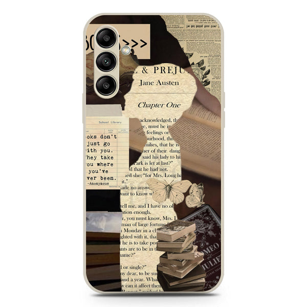 Chapters of You Series Soft Phone Case - Silica Gel Case - Offwhite - Samsung Galaxy A24 4G