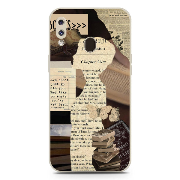Chapters of You Series Soft Phone Case - Silica Gel Case - Offwhite - Samsung Galaxy A20