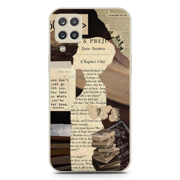 Chapters of You Series Soft Phone Case - Silica Gel Case - Offwhite - Samsung Galaxy A12