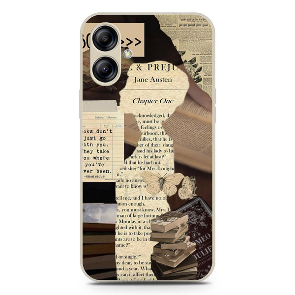 Chapters of You Series Soft Phone Case - Silica Gel Case - Offwhite - Samsung Galaxy A04e