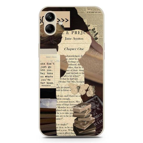 Chapters of You Series Soft Phone Case - Silica Gel Case - Offwhite - Samsung Galaxy A04