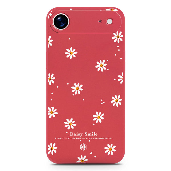 Daisy Smile Design Soft Phone Case - Silica Gel Case - Red - iPhone 17 Air