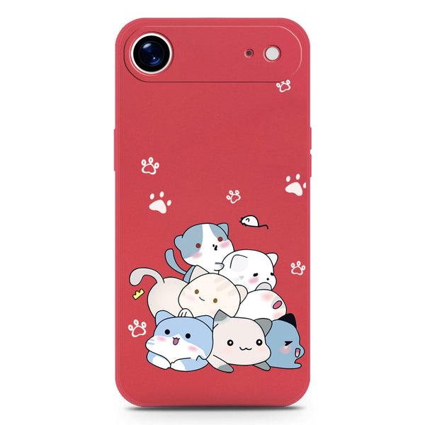 Cute Design Soft Phone Case - Silica Gel Case - Red - iPhone 17 Air
