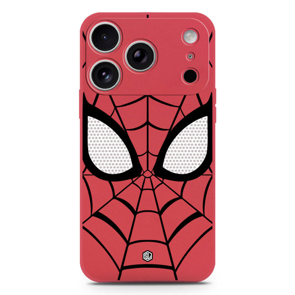 Cool Spider Design Soft Phone Case - Silica Gel Case - Red - iPhone 17 Pro