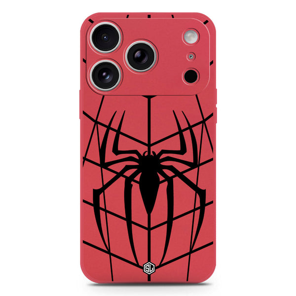 X-Spider Design Soft Phone Case - Silica Gel Case - Red - iPhone 17 Pro