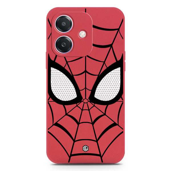 Cool Spider Design Soft Phone Case - Silica Gel Case - Red - Oppo A3 4G