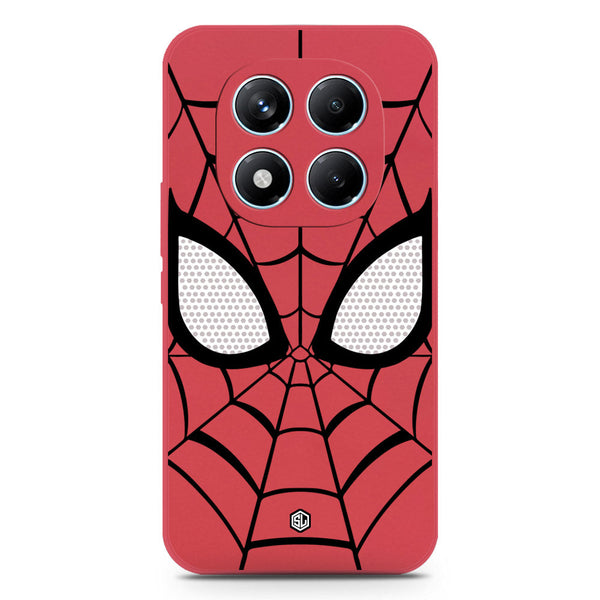 Cool Spider Design Soft Phone Case - Silica Gel Case - Red - Xiaomi Redmi Note 14 Pro 4G
