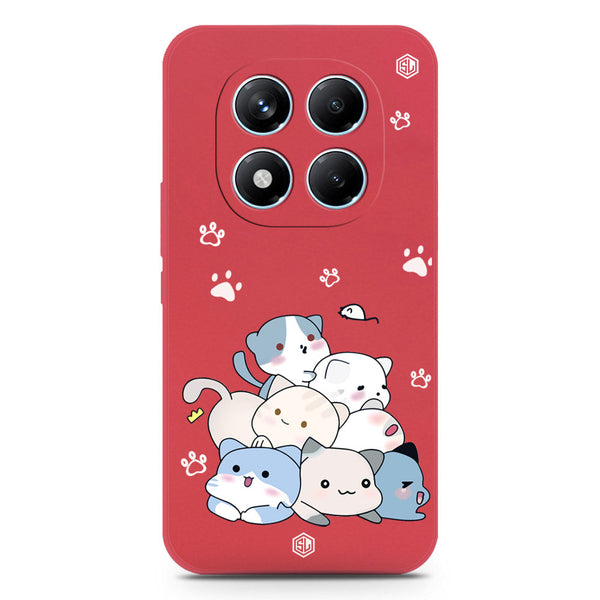 Cute Design Soft Phone Case - Silica Gel Case - Red - Xiaomi Redmi Note 14 Pro 4G