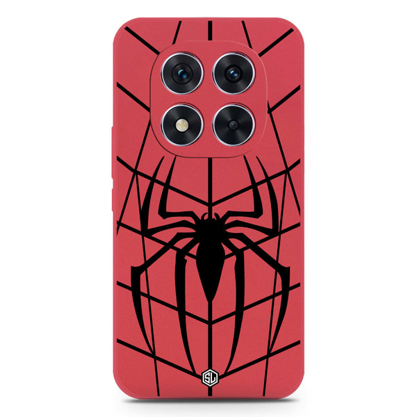 X-Spider Design Soft Phone Case - Silica Gel Case - Red - Xiaomi Redmi Note 14 Pro Plus 5G