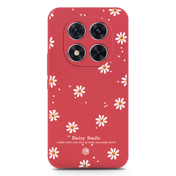 Daisy Smile Design Soft Phone Case - Silica Gel Case - Red - Xiaomi Redmi Note 14 Pro Plus 5G