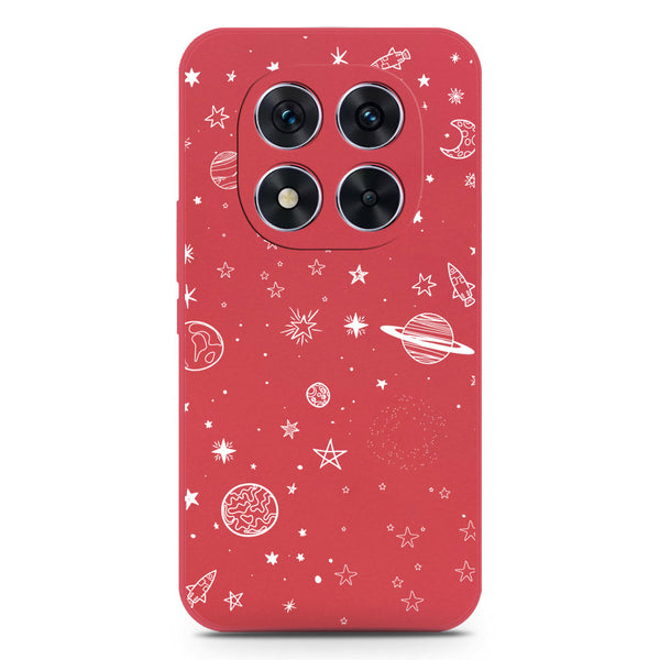 Stardust Dreams Design Soft Phone Case - Silica Gel Case - Red - Xiaomi Redmi Note 14 Pro Plus 5G